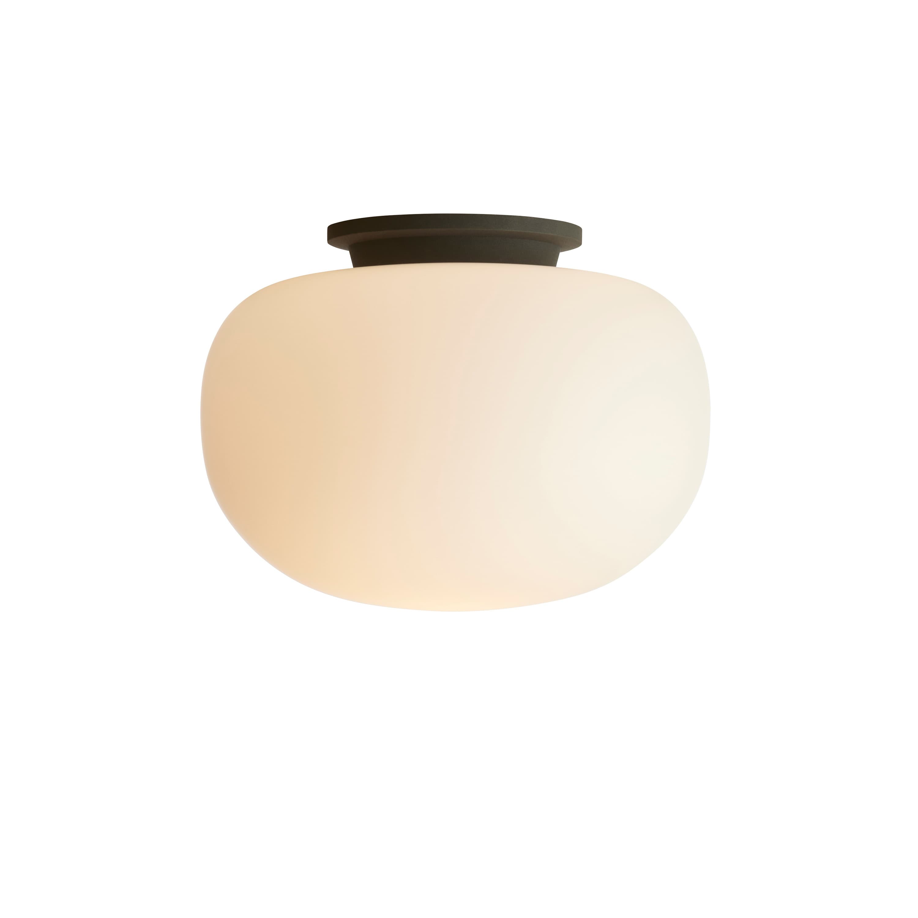 Supernate Deckenlampe Opal White/Black Ø28