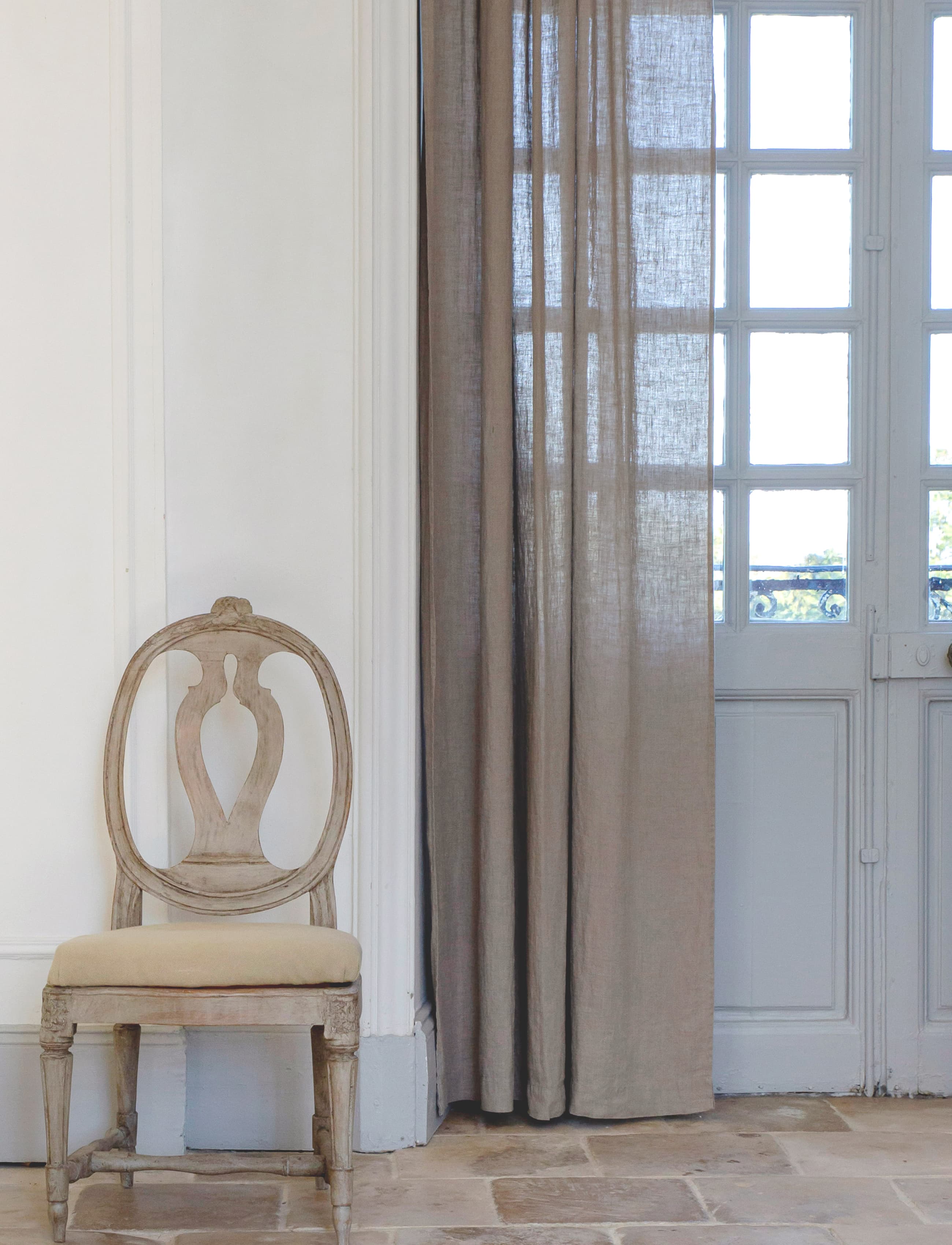 Sunshine Curtain Length Linen Natural 290cm