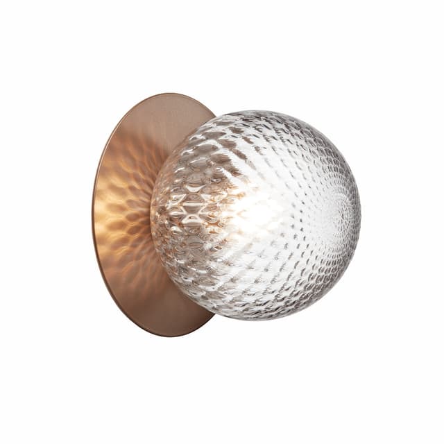 Liila 1 wall/ceiling lamp Dark Bronze/Optic Clear Medium
