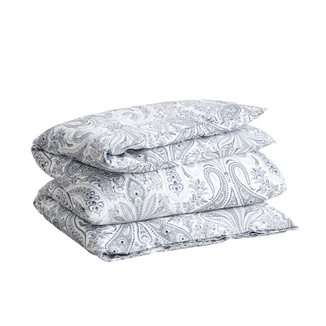 Key West Paisley Bettbezug Heather Grey 150x210