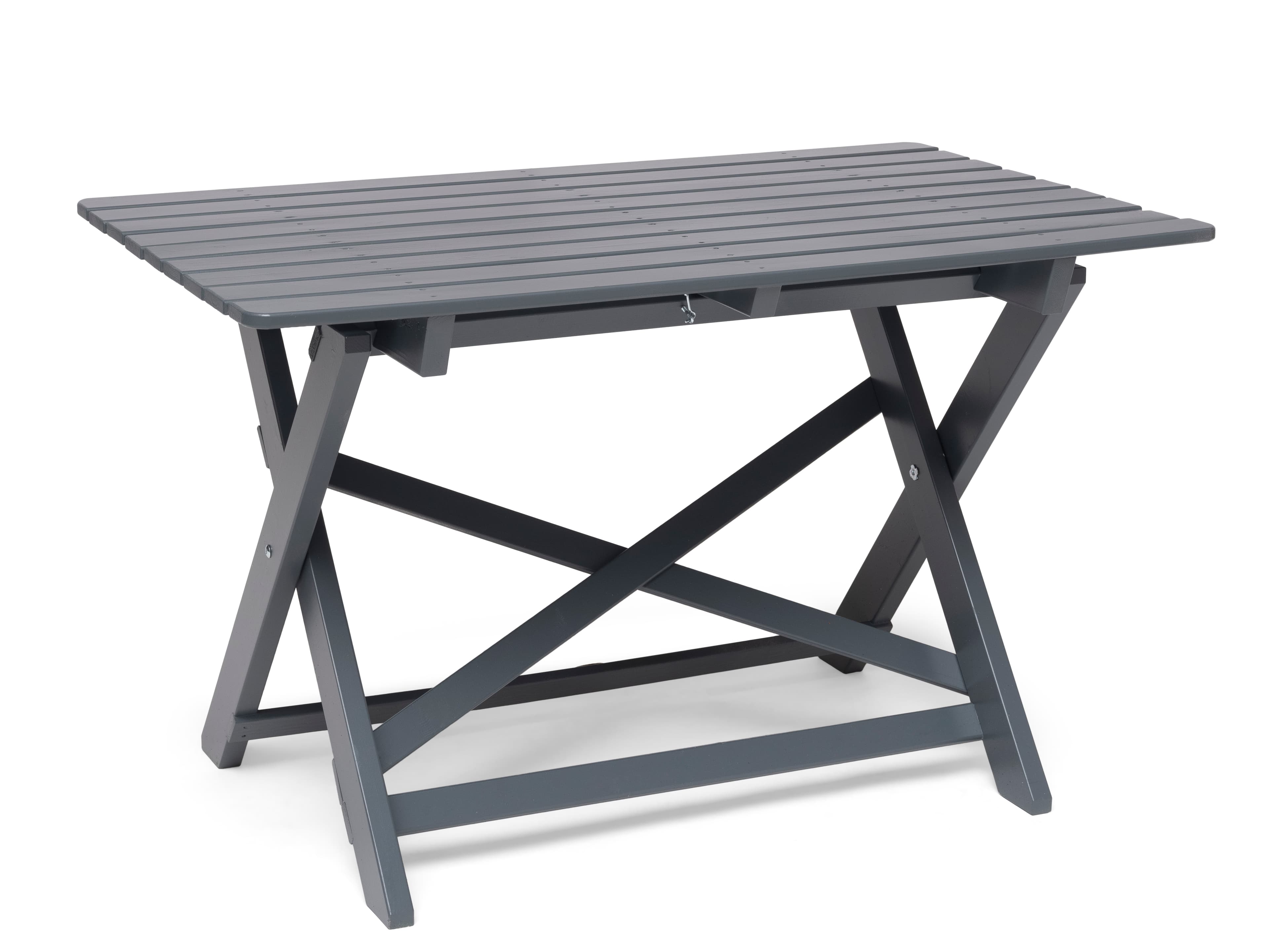 Torpet Dining Table Steel Grey 109x67 cm