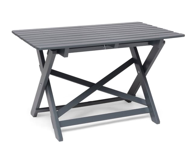 Torpet Dining Table Steel Grey 109x67 cm