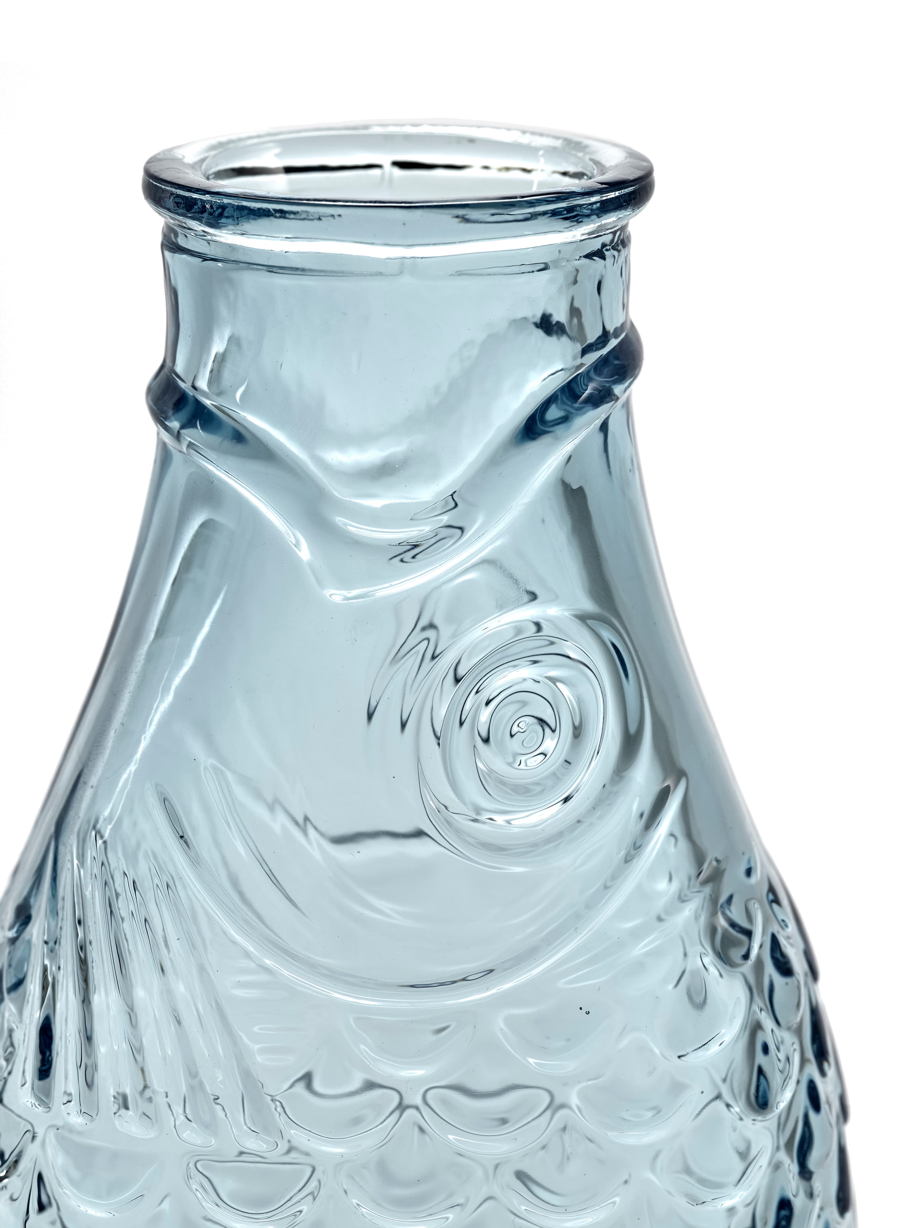Fish & Fish Karaffe Blau