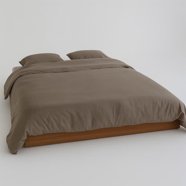 Bamboo Kissenbezug Mud 50x60 2er-Pack