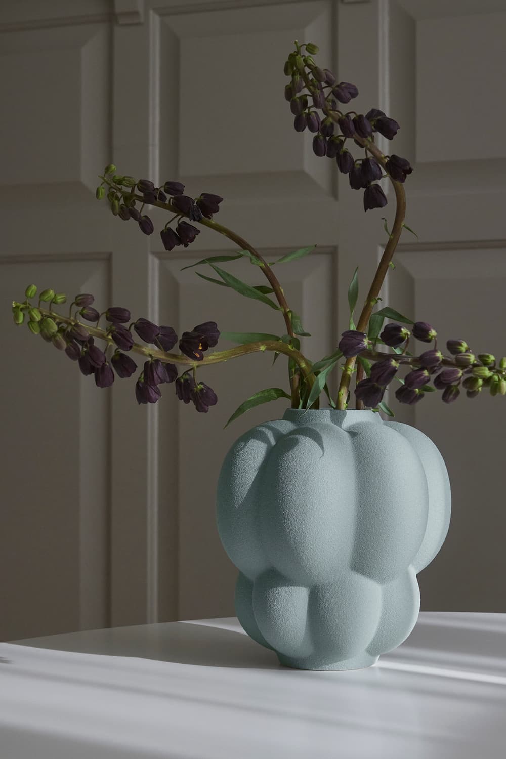 Uva Vase Keramik Blassminze 22cm