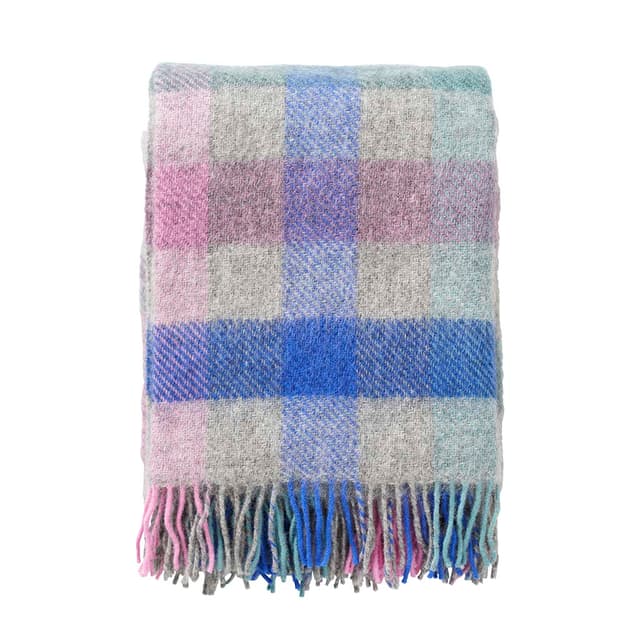 Gotland Wool Throw Multi Pastel