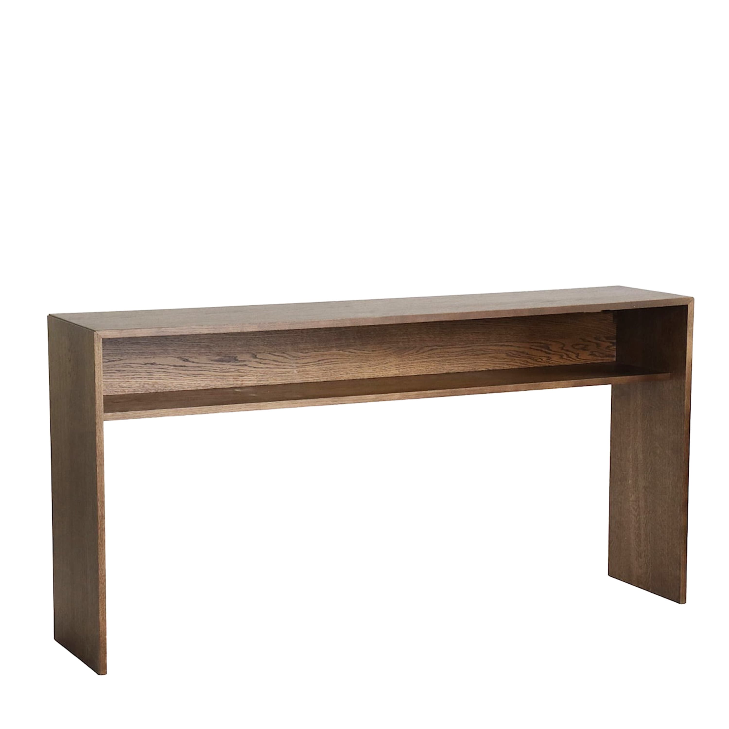 Esme Konsolentisch mit Ablage Braun gebeizte Eiche 160cm