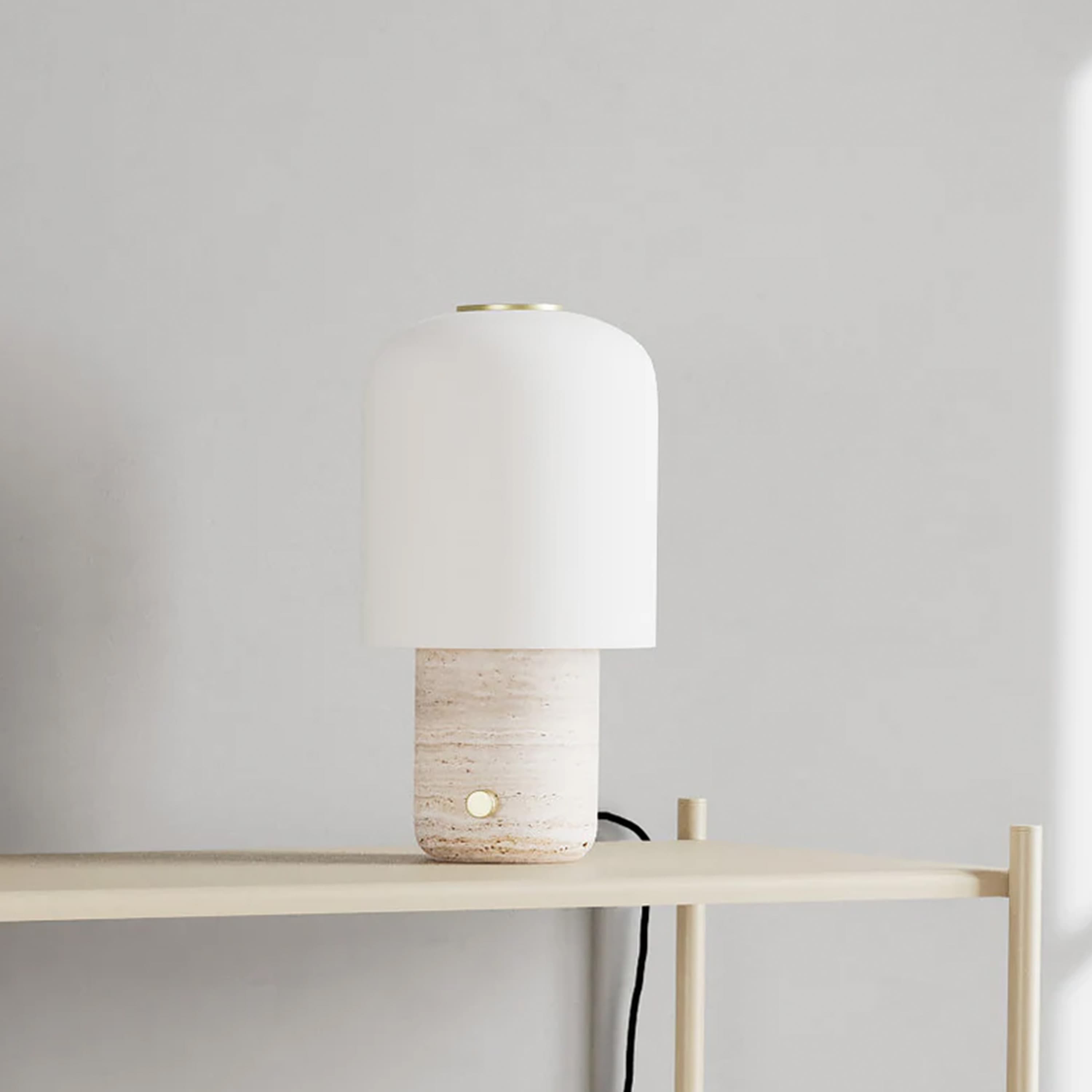 Tokyo Table Lamp Travertine