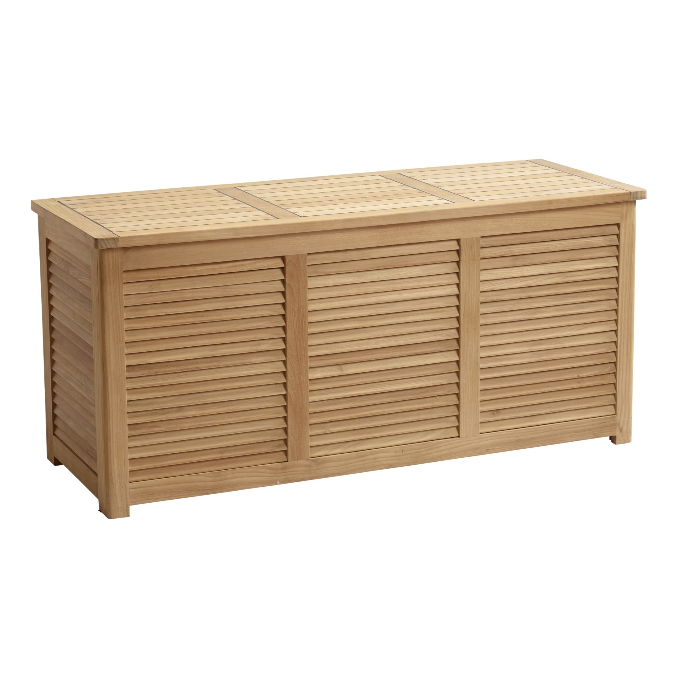 Classic Aufbewahrungsbox aus Teakholz 130cm