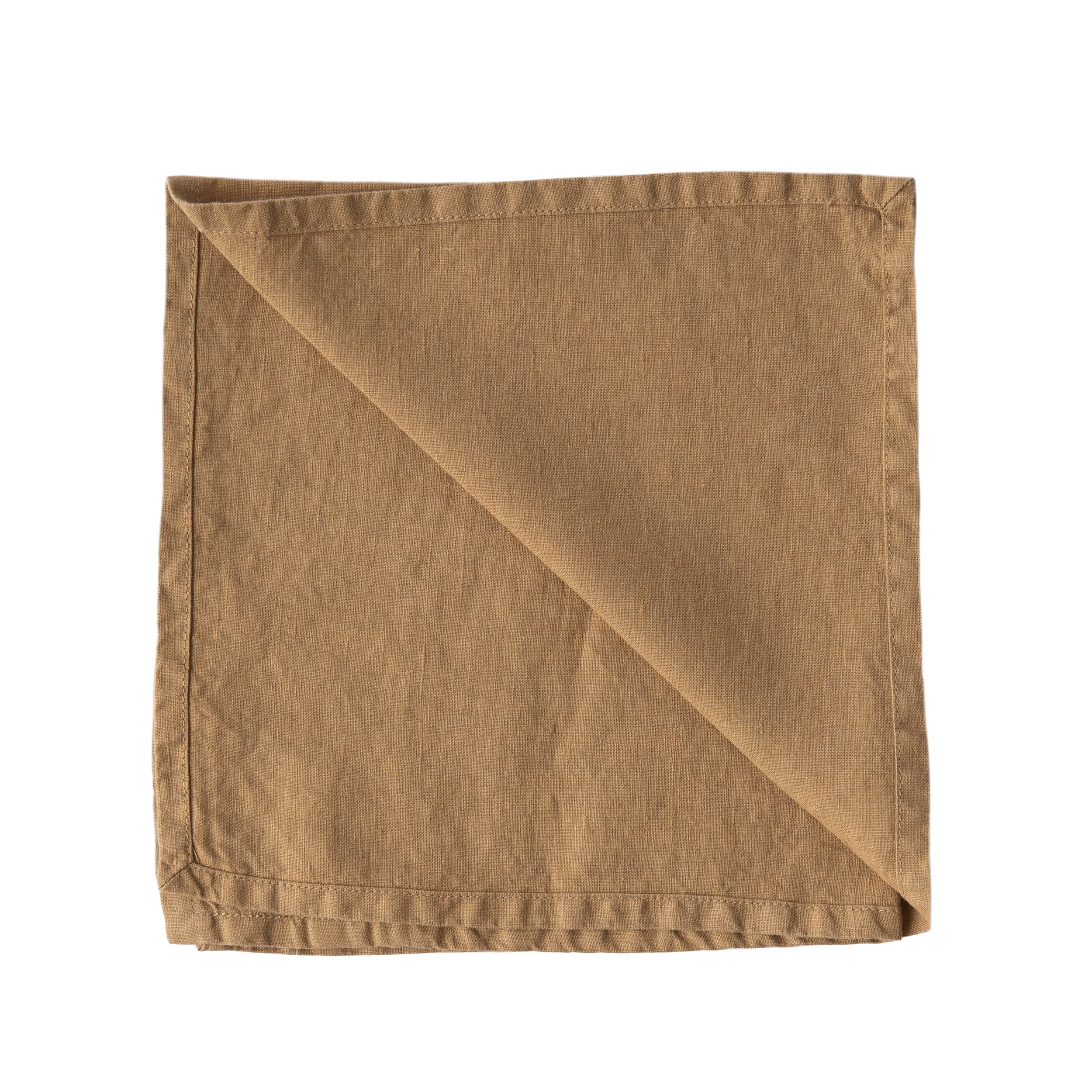 Serviette Leinen Haselnuss