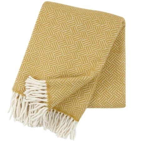 Samba Wolldecke Gelb