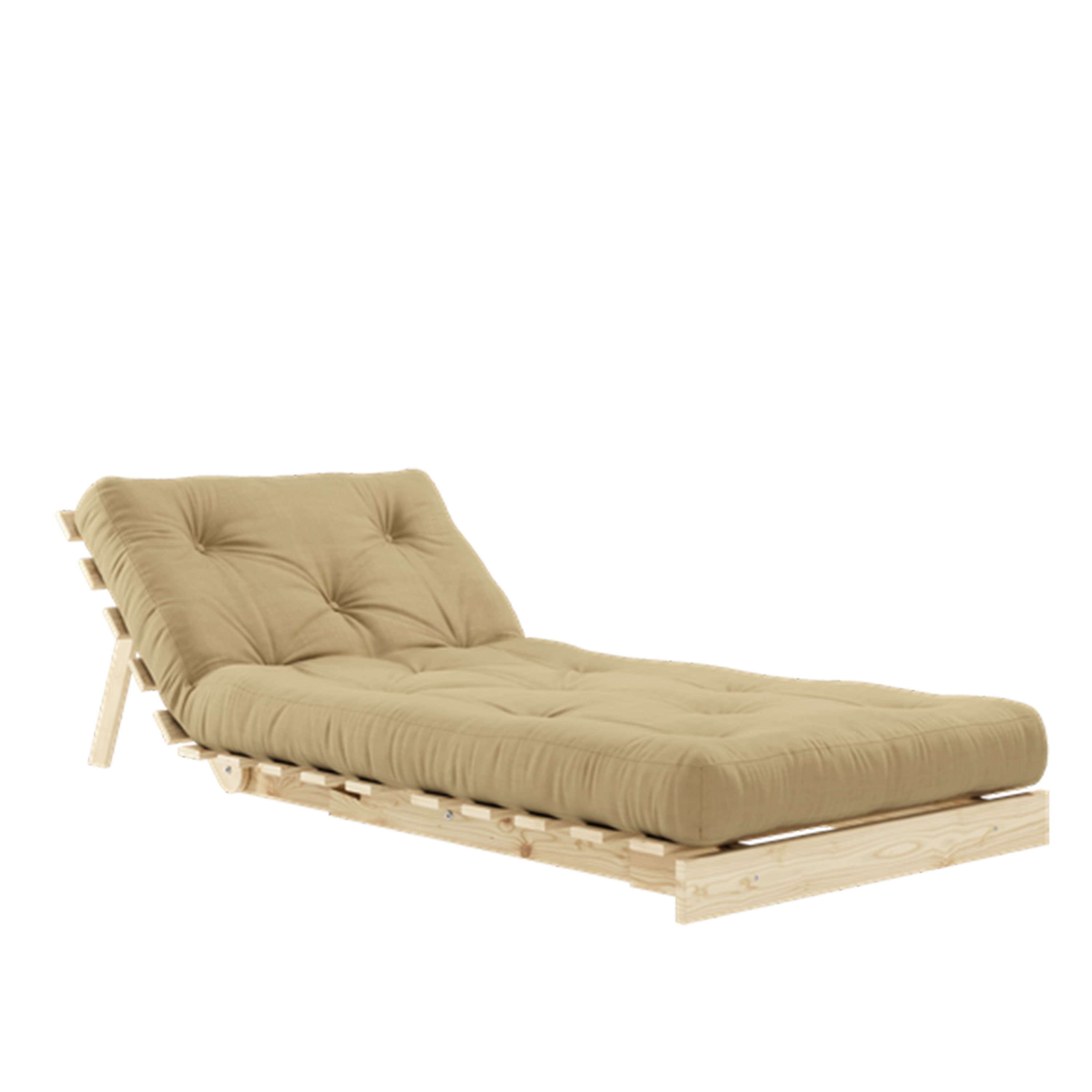 Roots Sofa Bed Chair Natural/Wheat Beige 90cm