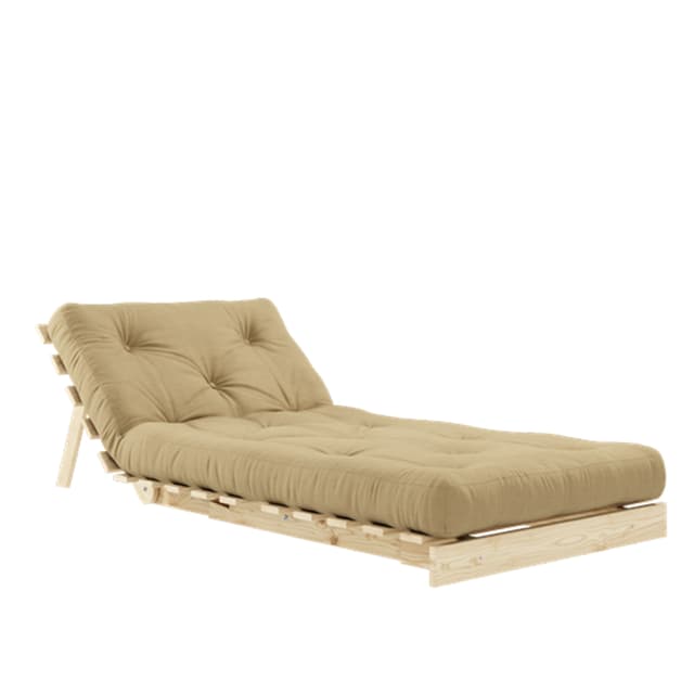 Roots Sofa Bed Chair Natural/Wheat Beige 90cm