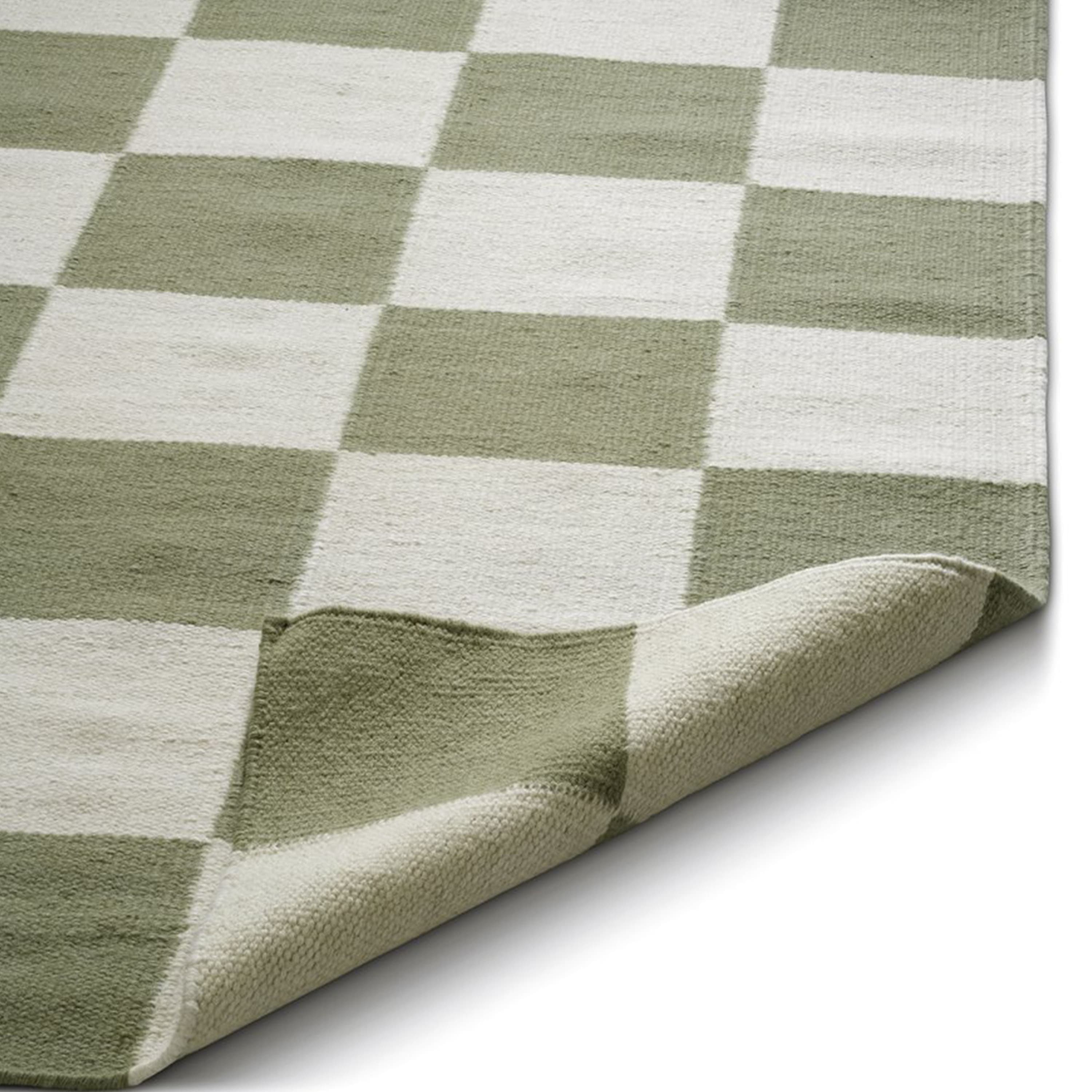 Teppich Square Waldgrün/Natur 200x300