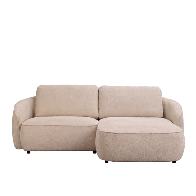Norris 3-Sitzer Sofa Chaiselongue Rechts Beige 226cm