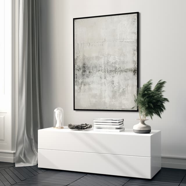 Simple Living 8 Bild mit schwarzem Rahmen 90x120cm