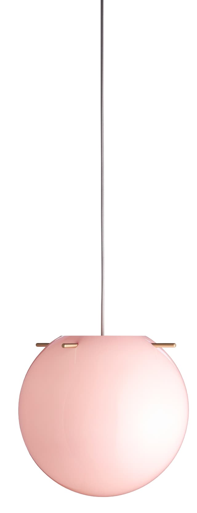 Koi Ceiling Lamp Opal Rose/Brass Ø19