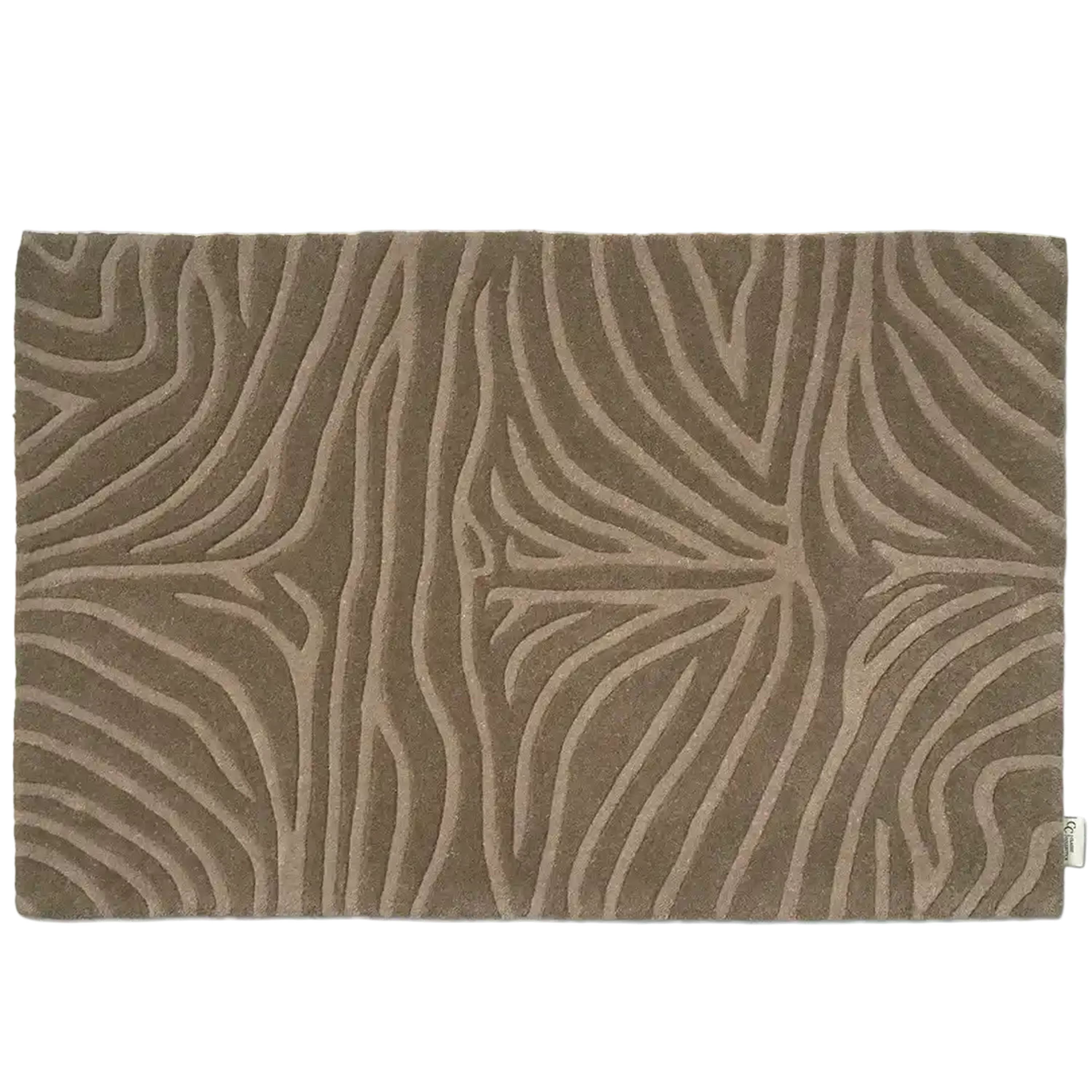 Zebra Fußmatte Mokka 60x90