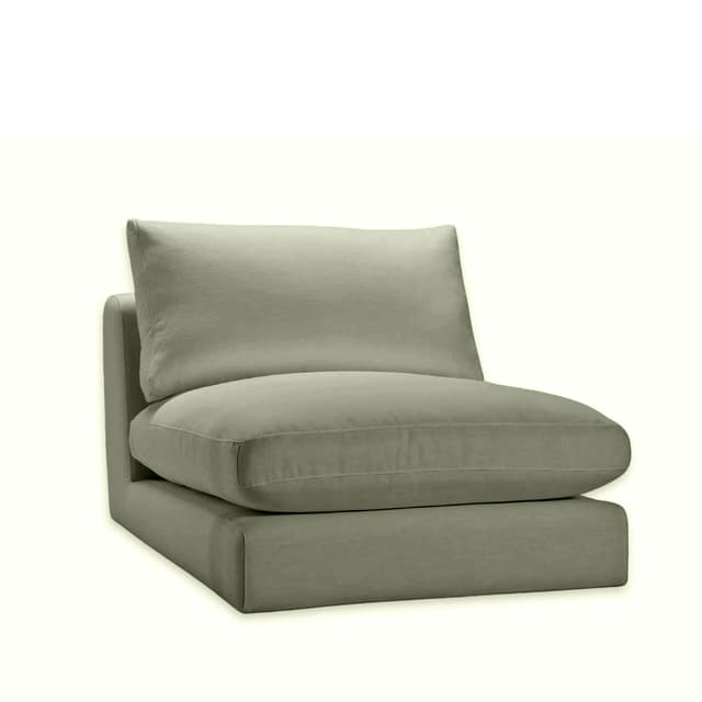 Capri 1-seater Sofa Module Green 83cm