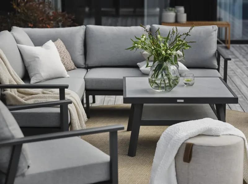 Samvaro Loungestol Antracit/Pearl Grey 80cm
