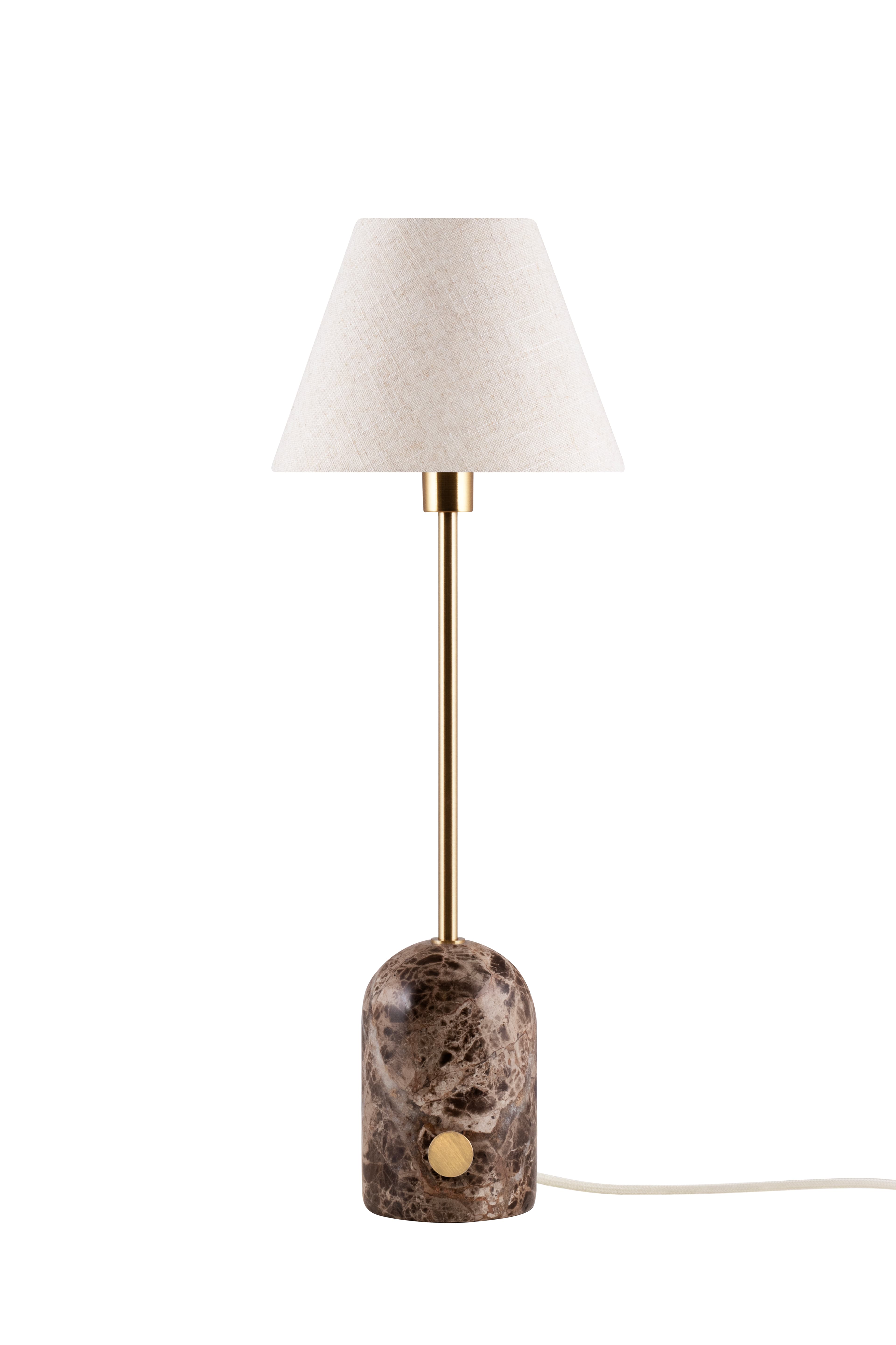Gino Tischlampe Braun 20