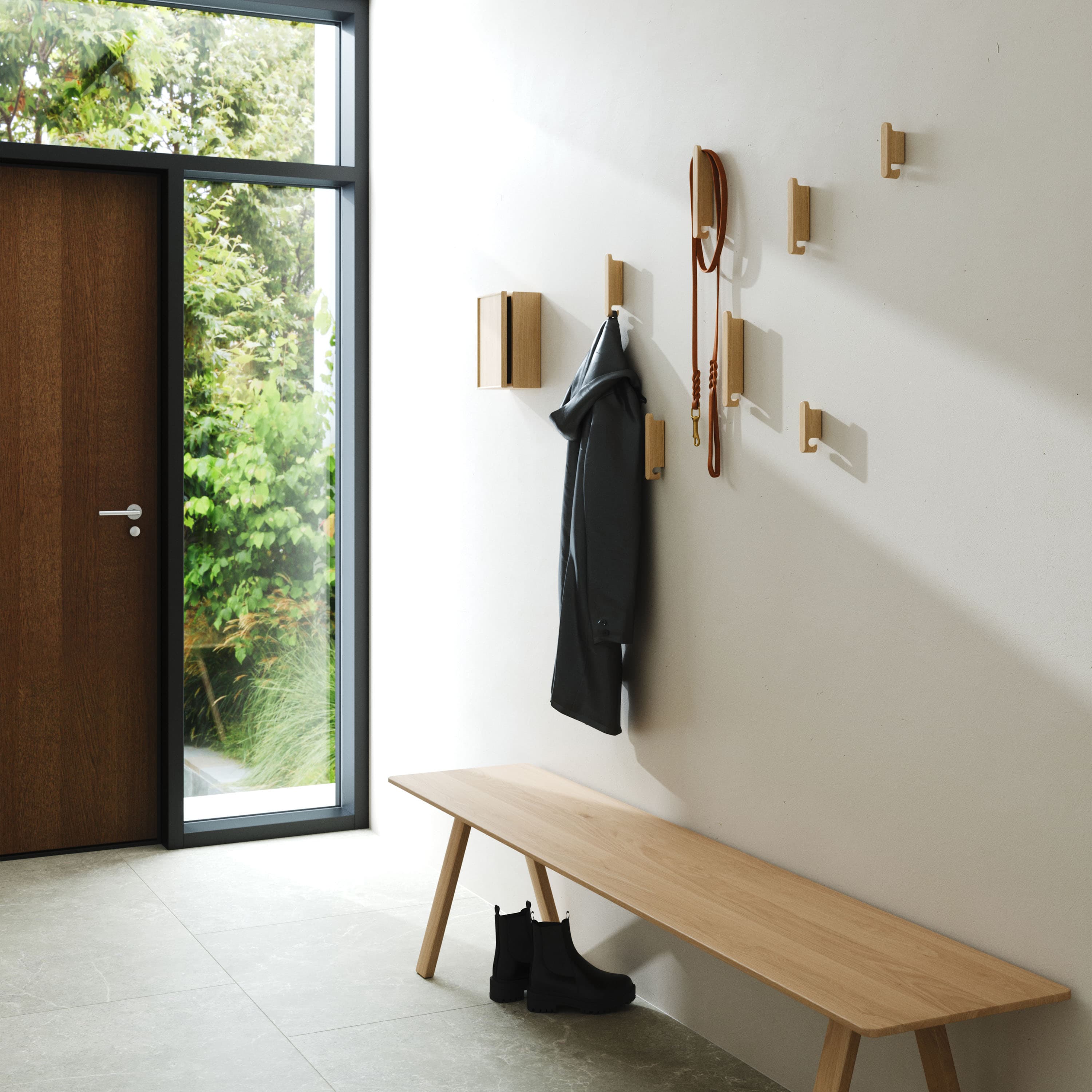 Andersen Key Cabinet Oak 19x25
