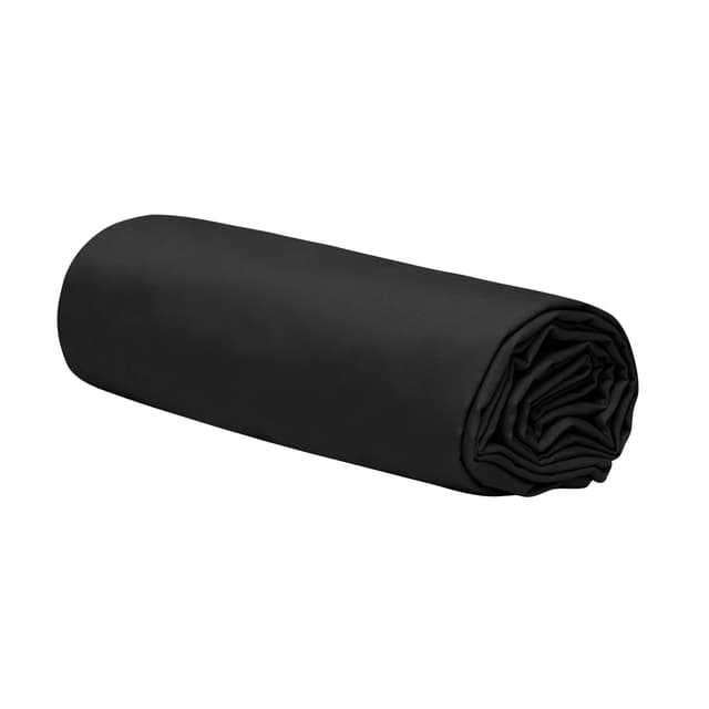 Harmoni Spannbettlaken Gedämpftes Schwarz 180x200