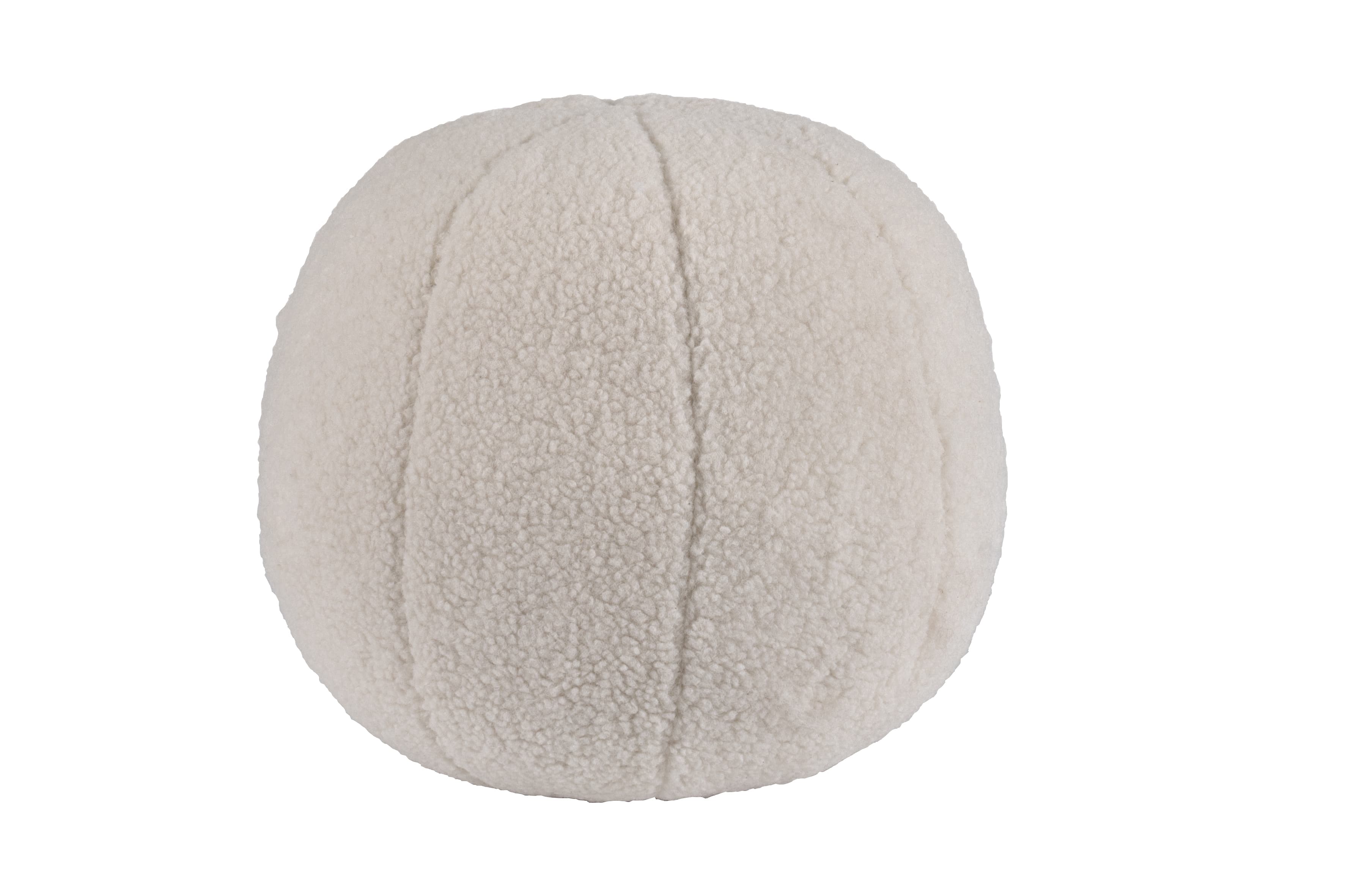 Sphere Zierkissen Creme Teddy Ø29