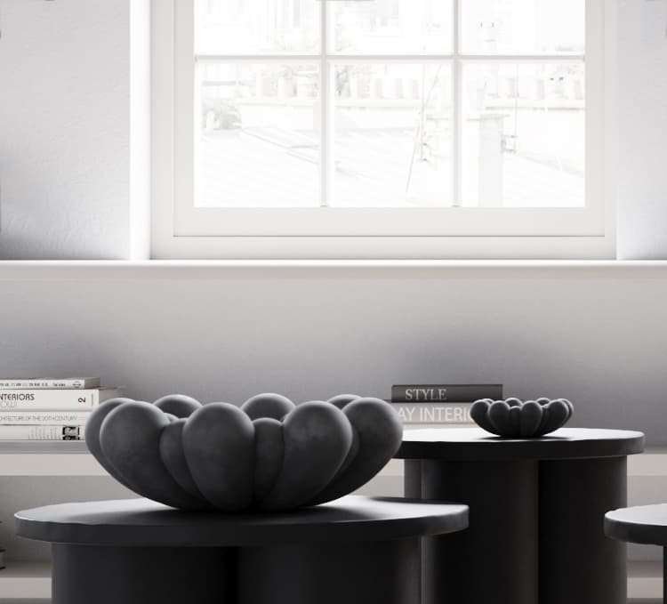 Bloom Schale Dark Grey Big