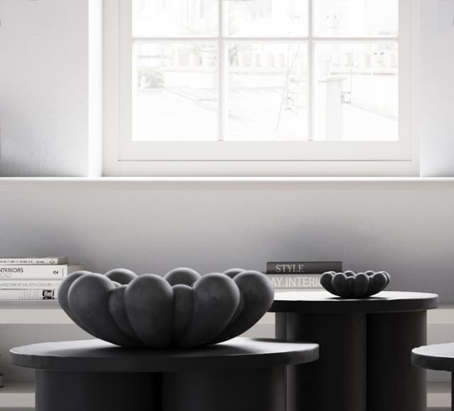 Bloom Schale Dark Grey Big