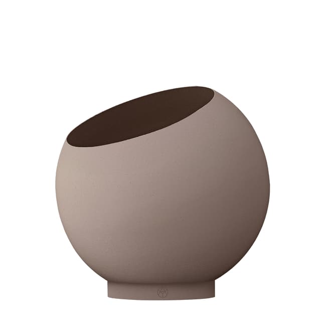 Globe Pot Taupe Ø30