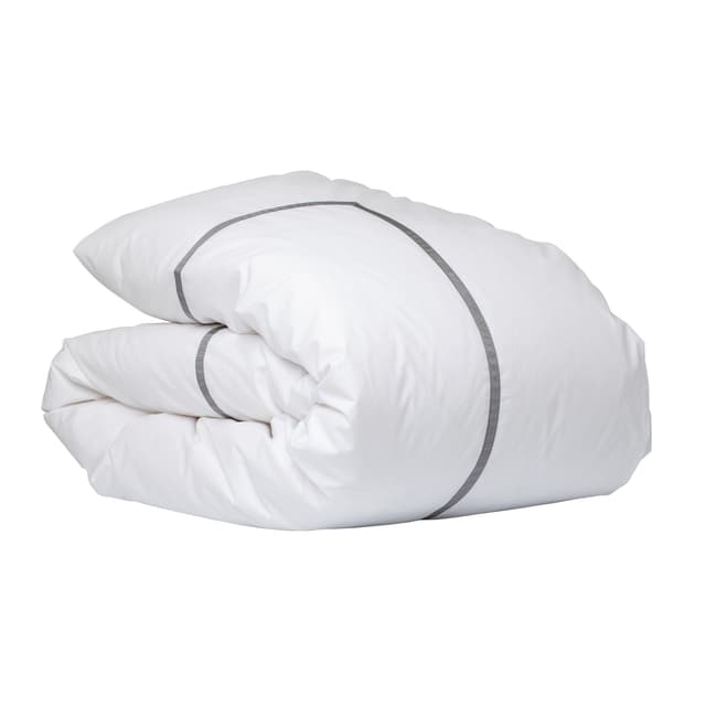 Singolo Duvet Cover Organic Percale Grey 150x210