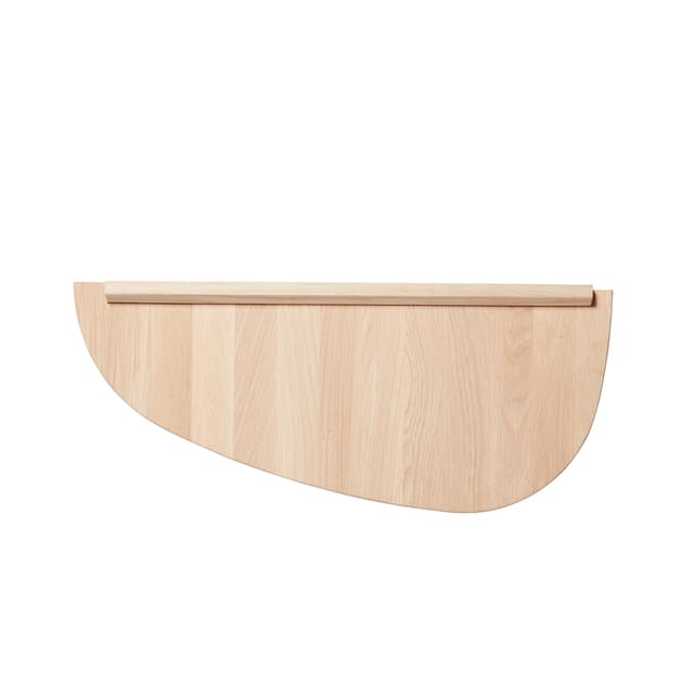 Shelf 2 Wandregal Weißpigmentierte Eiche 59x25