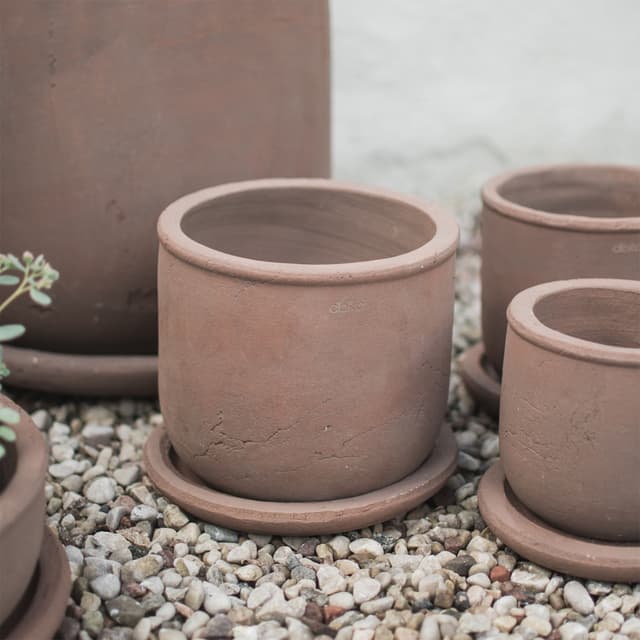 Terra Blumentopf Braun Ø18