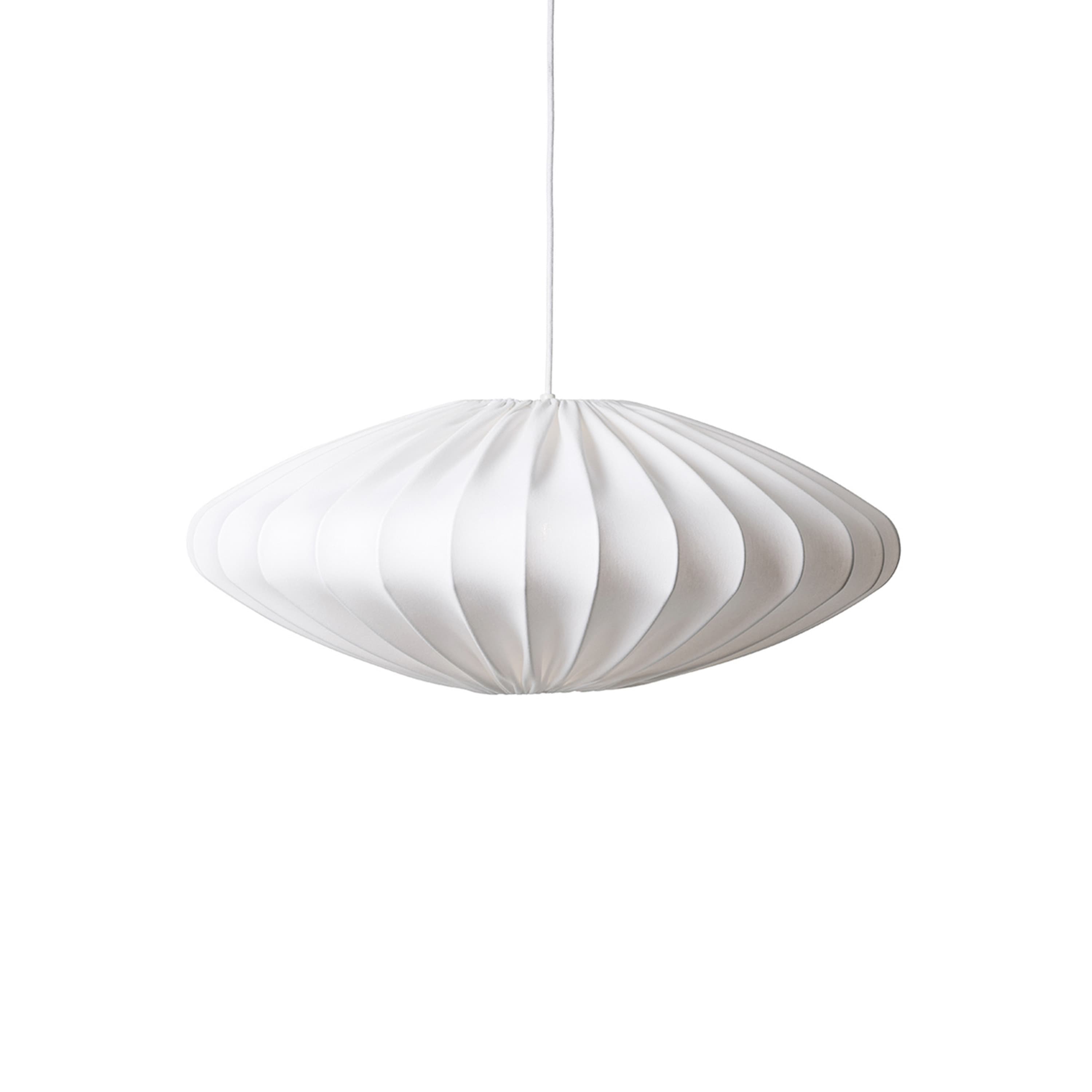 Ellipse Deckenlampe Linne Weiß 65cm
