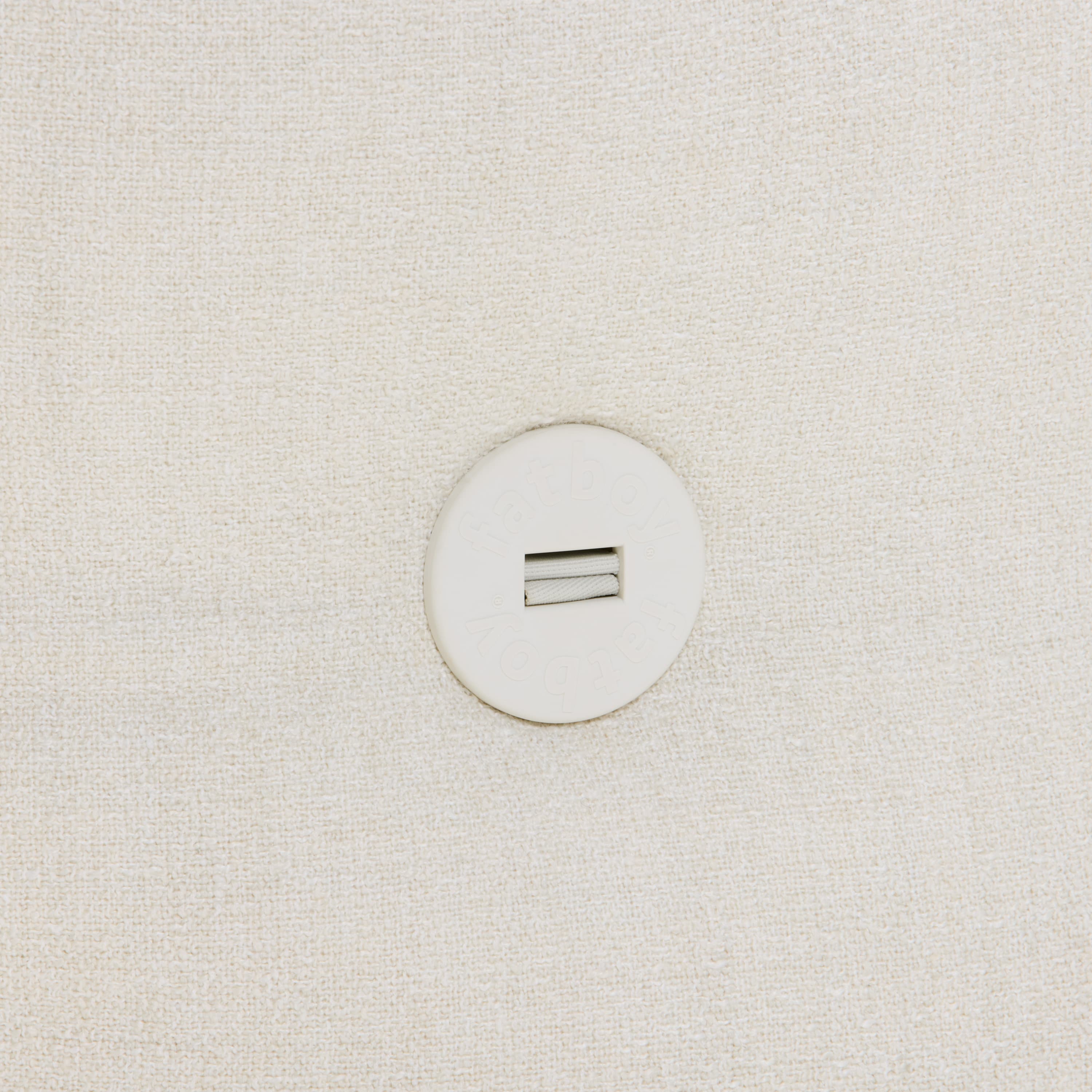 The BonBaron Slim Recycled Bouclé Lounge-Sessel Creme