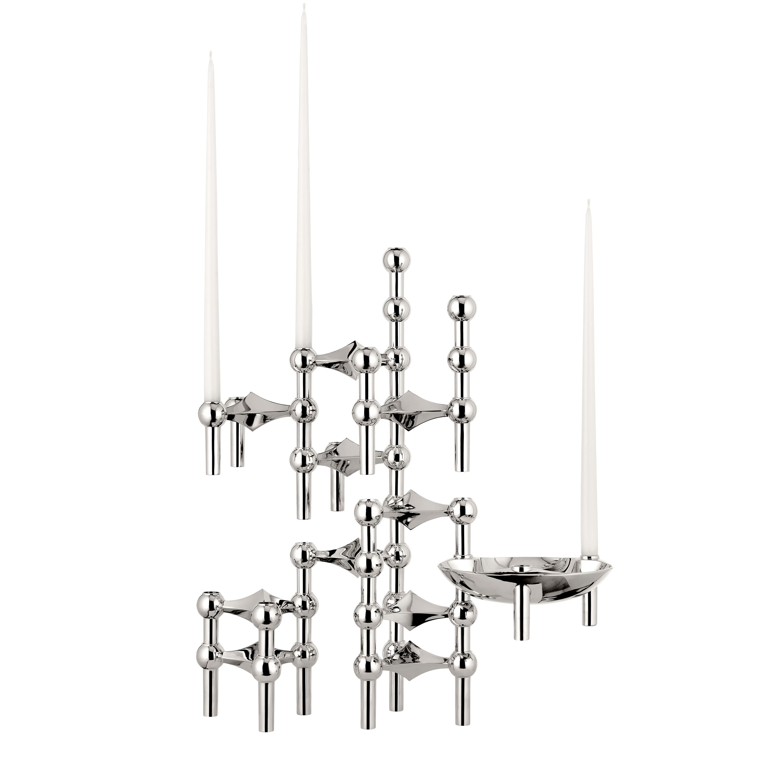 STOFF Nagel Vase Chrom
