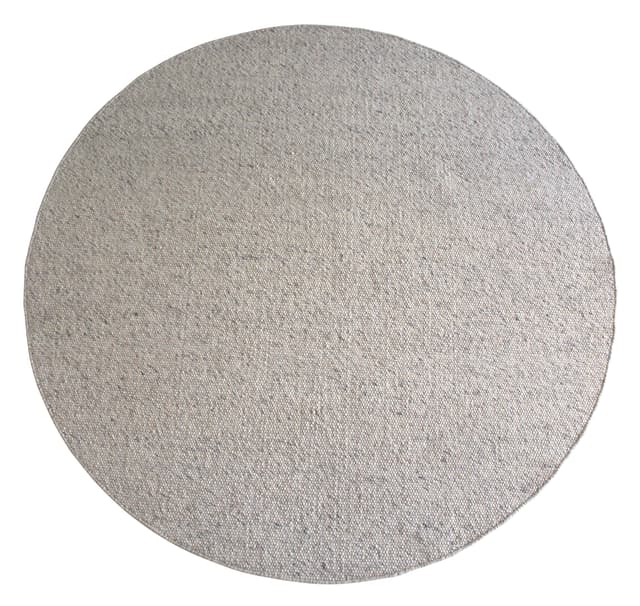 Auckland Wollteppich Rund Natur 250cm