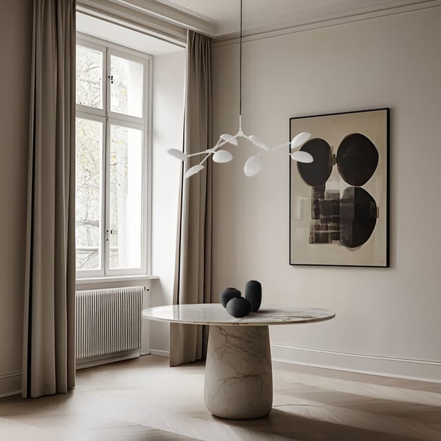 Drop Deckenlampe Weiß 111 cm