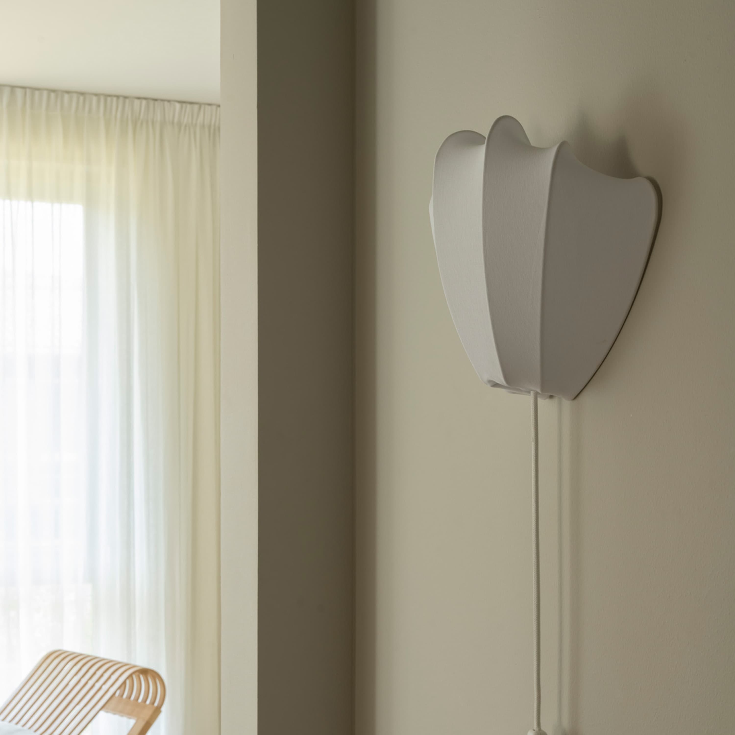 Anna Wandleuchte Cotton White S