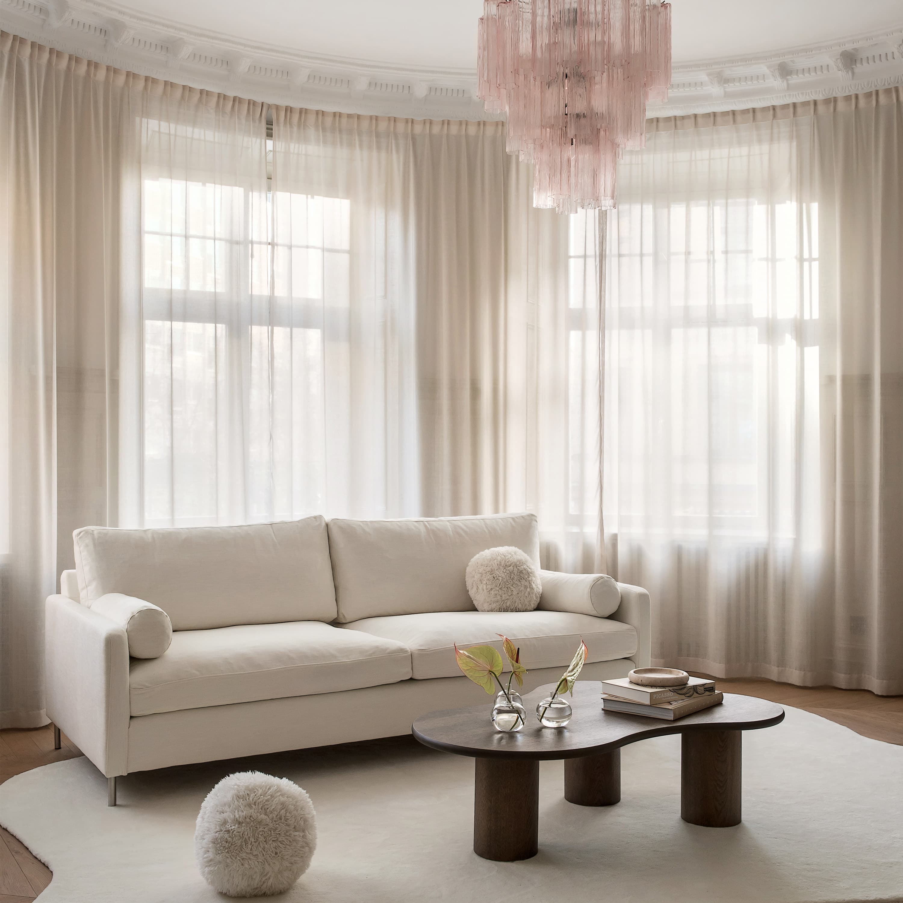 Åre 3-seater Sofa White 227cm