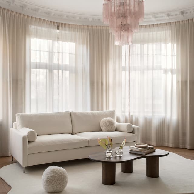 Åre 3-Sitzer Sofa Weiß 227cm