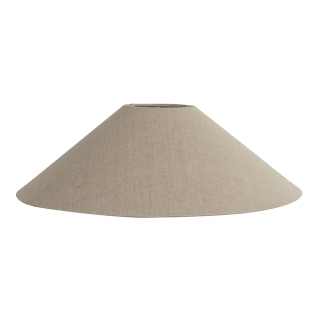 Basic Flache Lampenschirm Natur 42cm