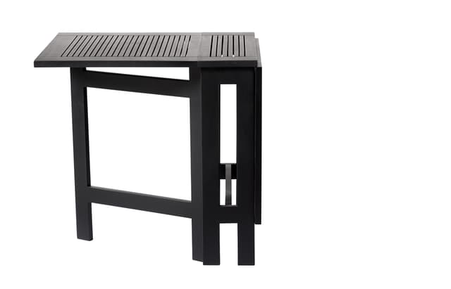Butterfly Balcony Table Black 130cm