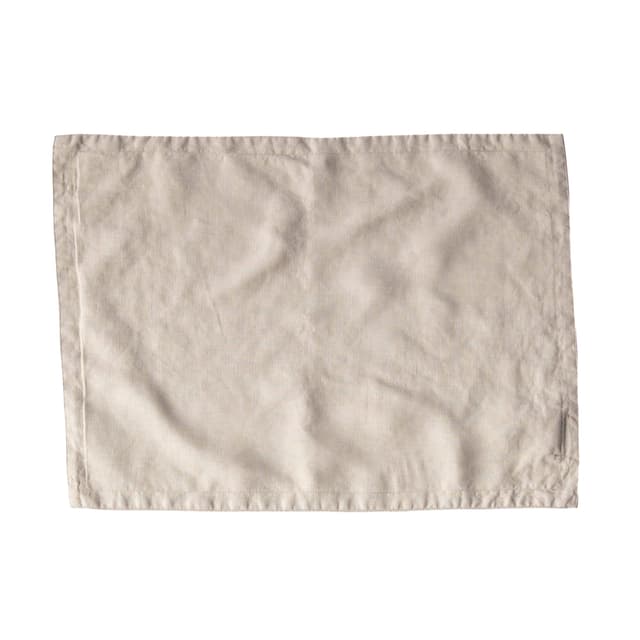 Table Mat Linen Warm Grey