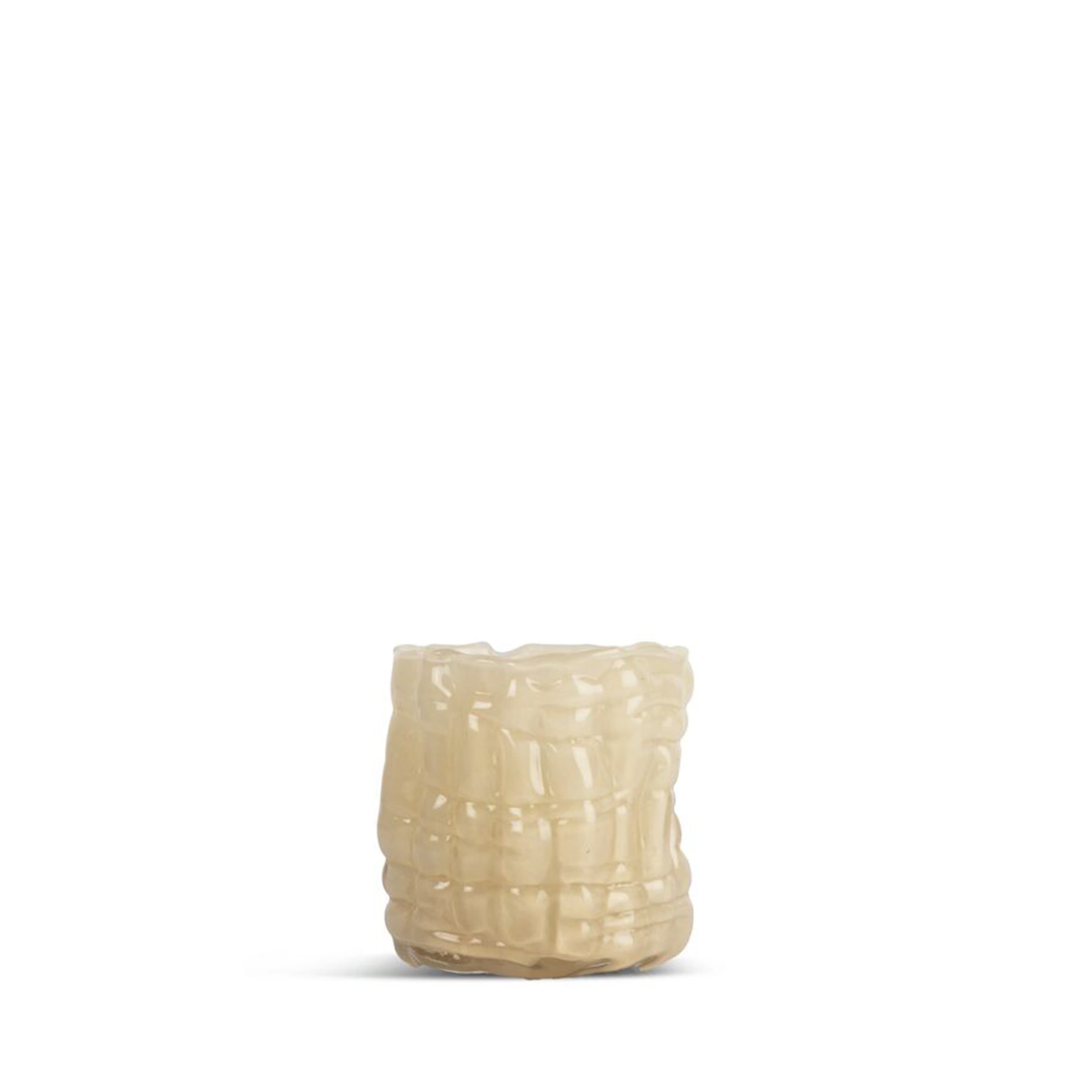 Candle Holder Beige 10cm