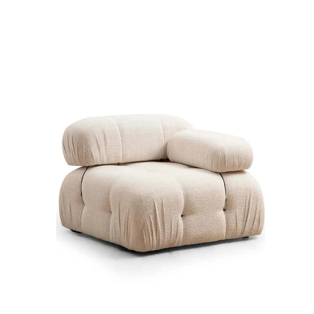 Blanca Sofa Module Right Armrest Cream 95cm
