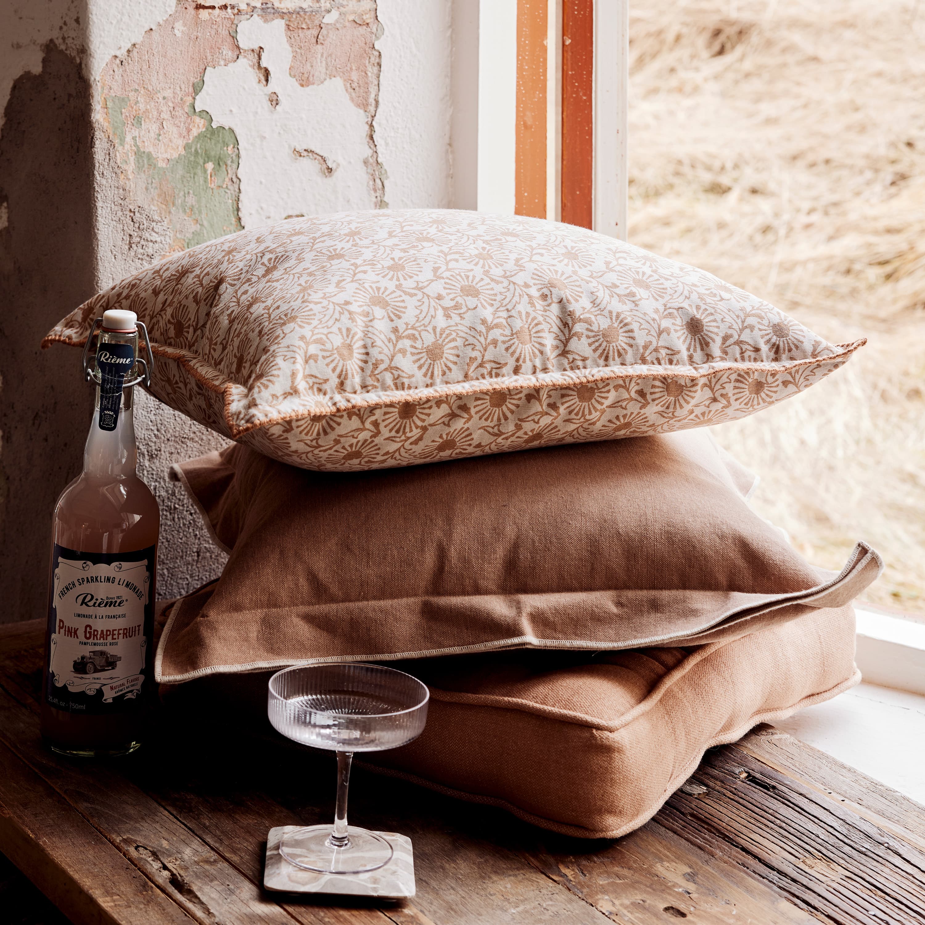 Alato Kissenbezug Cognac 45x45