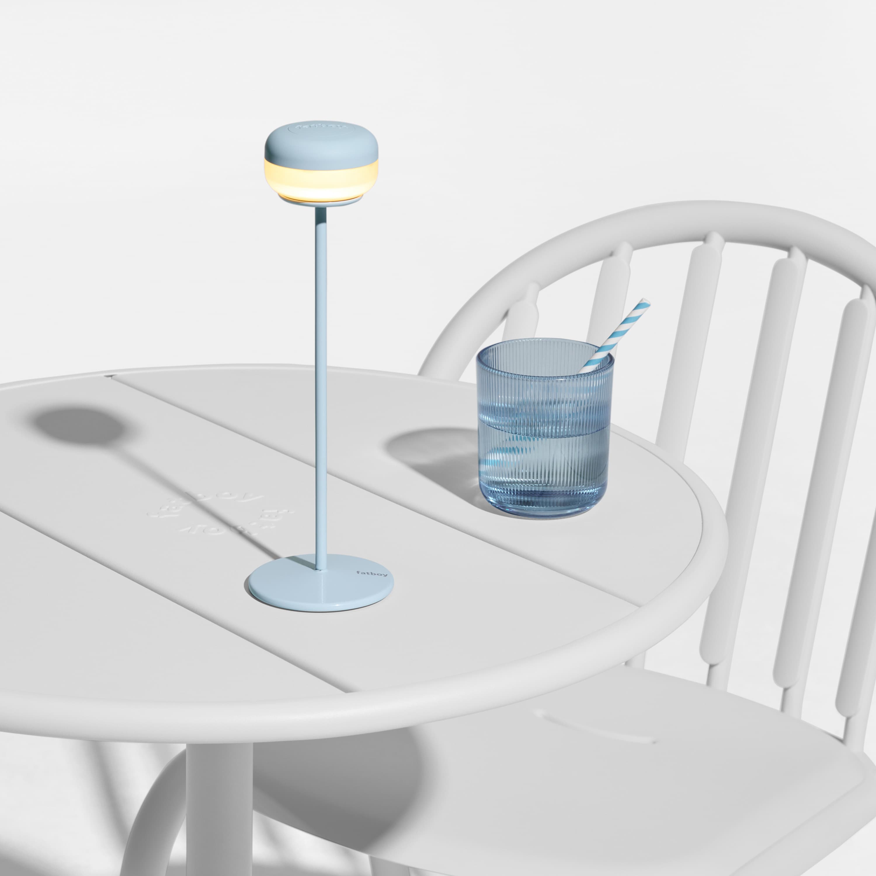 Table Lamp Portable Jet Blue