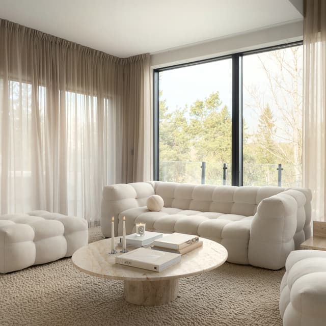 Billie 3-seater Sofa Nature 236cm